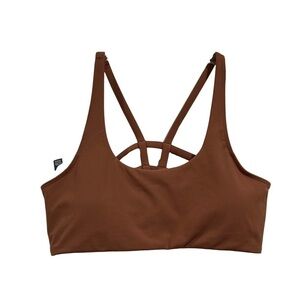 VUORI Yosemite Bra - Hazelnut/Brown - Sz - Large  (B999)